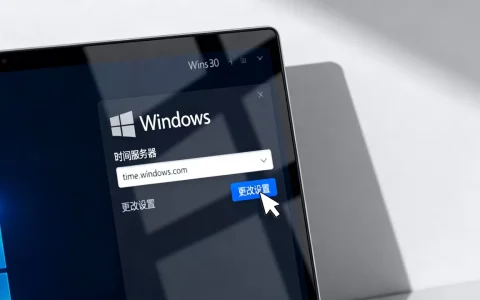 Win10时间服务器如何设置，时间同步服务器地址怎么填？