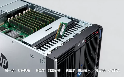 惠普DL388服务器内存条怎么插，安装步骤是什么？