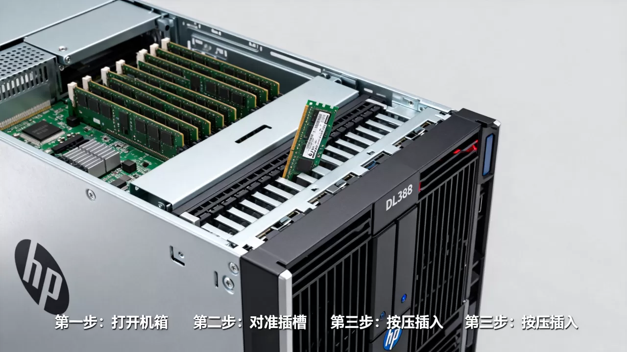 惠普DL388服务器内存条怎么插,安装步骤是什么? 惠普DL388服务器内存条怎么插,安装步骤是什么?
