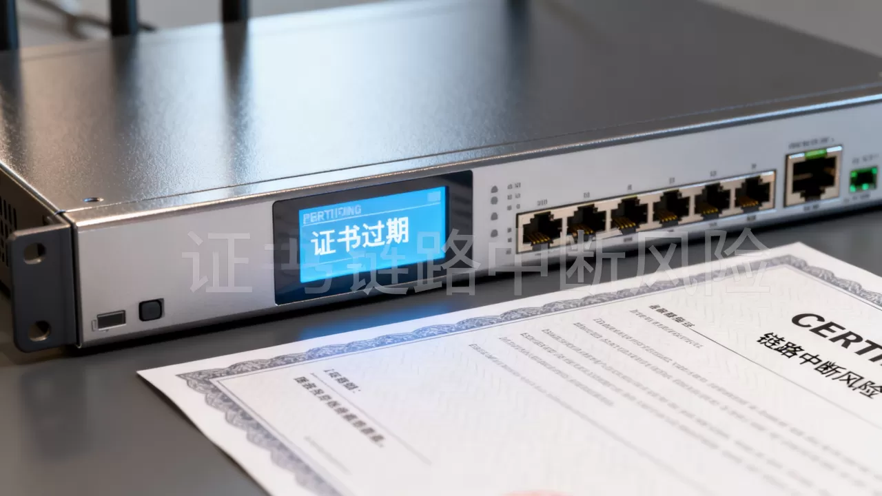 证书过期会不会导致传输链路中断,怎么办? 证书过期会不会导致传输链路中断,怎么办?