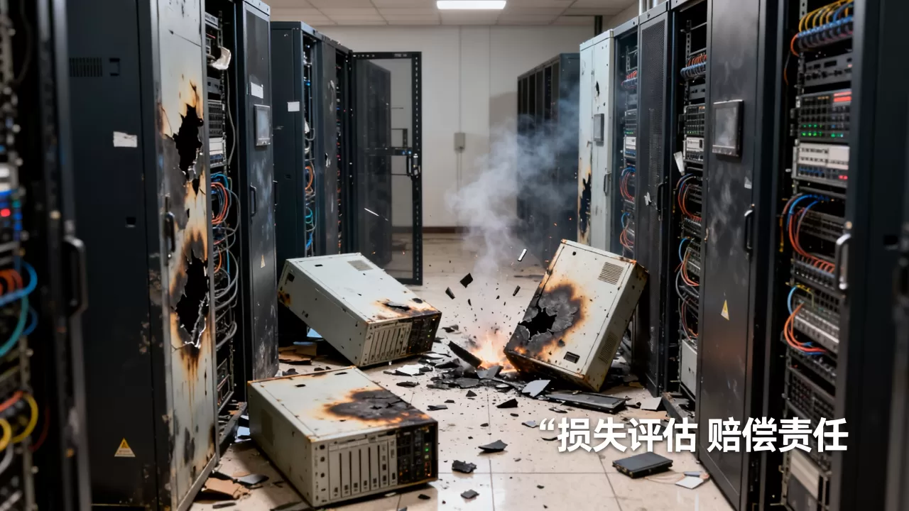 LCE服务器被炸竟损失了多少钱?,由谁赔偿? LCE服务器被炸竟损失了多少钱?,由谁赔偿?