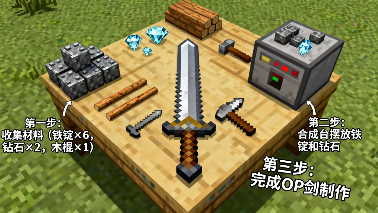 在服务器中怎么做一把OP剑,详细教程是什么 在服务器中怎么做一把OP剑,详细教程是什么