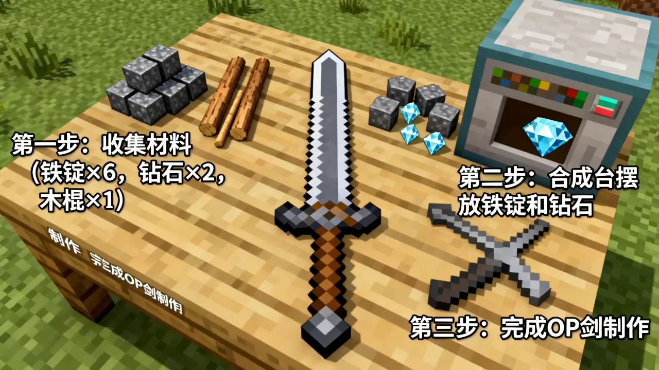 在服务器中怎么做一把OP剑,详细教程是什么 在服务器中怎么做一把OP剑,详细教程是什么
