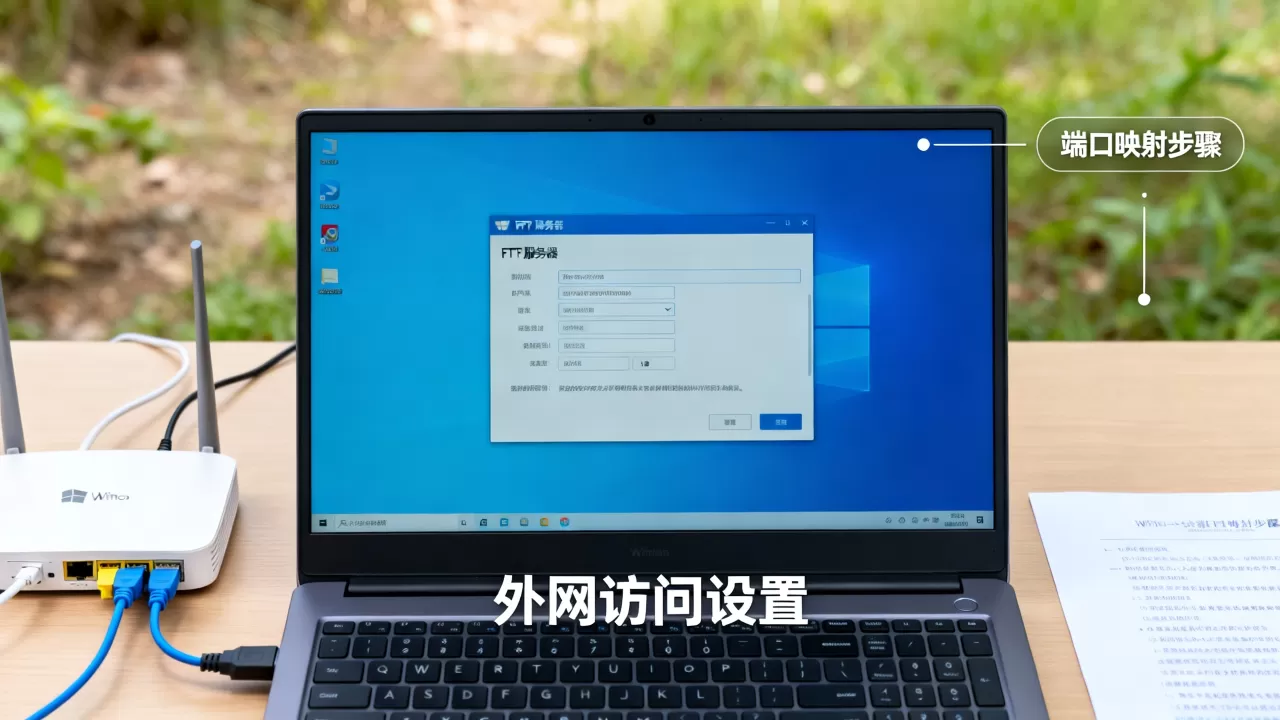 win10ftp服务器如何外网访问?,端口映射怎么做? win10ftp服务器如何外网访问?,端口映射怎么做?