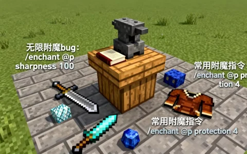 我的世界服务器怎么卡无限附魔bug，附魔指令有哪些？