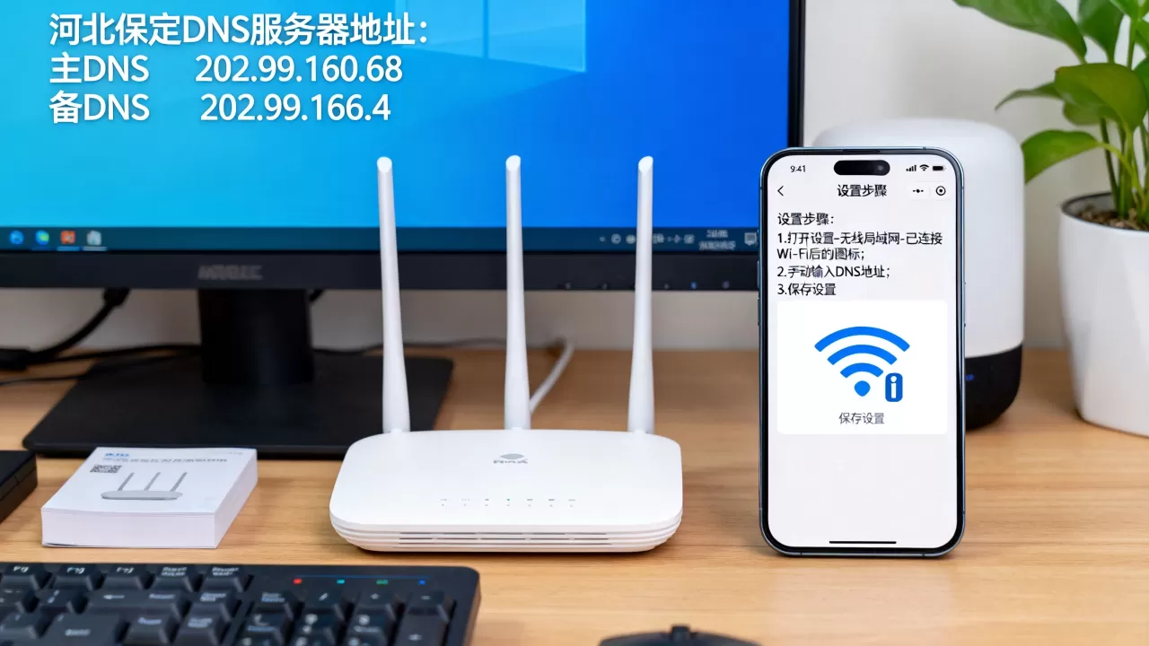河北保定DNS服务器地址是多少?怎么设置? 河北保定DNS服务器地址是多少?怎么设置?