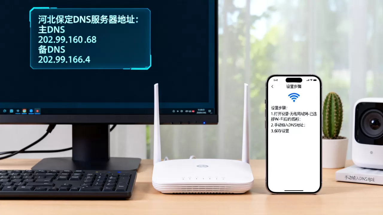 河北保定DNS服务器地址是多少?怎么设置? 河北保定DNS服务器地址是多少?怎么设置?