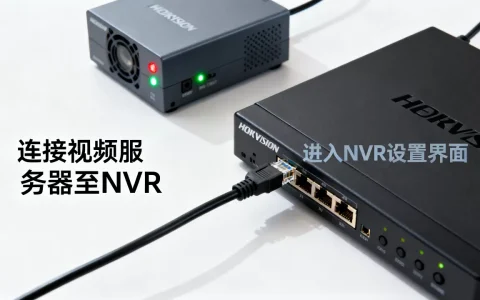 海康威视视频服务器在NVR上如何使用？，怎么设置