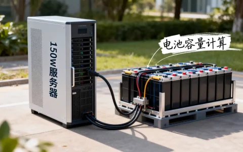 带150kw服务器需要多少电池，怎么计算电池容量？