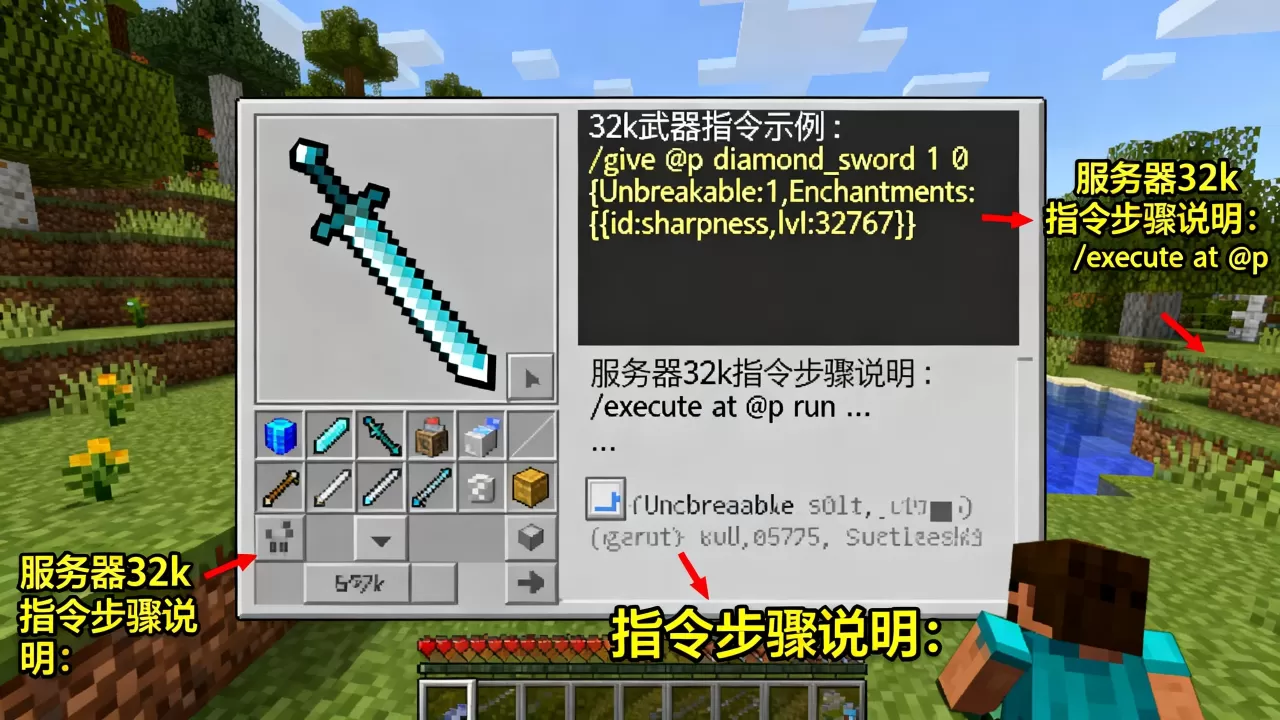 我的世界服务器32k指令怎么做,32k武器指令是什么? 我的世界服务器32k指令怎么做,32k武器指令是什么?