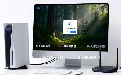 使命召唤ps一直显示正在连接服务器怎么办，连不上是什么原因