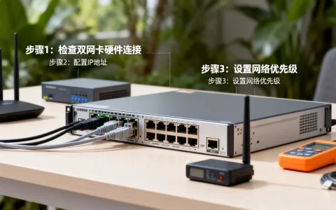 服务器双网卡怎么共用一个IP？，设置步骤是什么