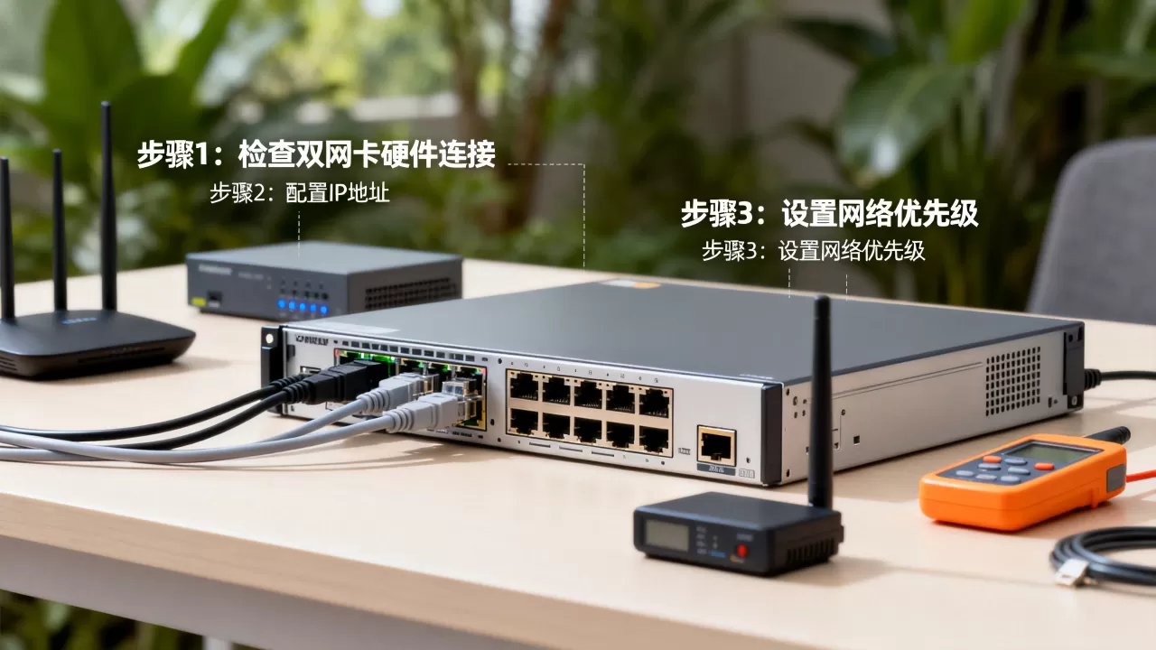 服务器双网卡怎么共用一个IP?,设置步骤是什么 服务器双网卡怎么共用一个IP?,设置步骤是什么