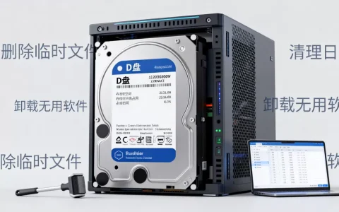 服务器D盘磁盘空间低怎么处理，空间不足的清理技巧有哪些？