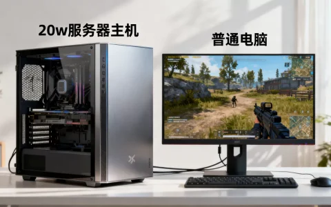 20w服务器主机打游戏到底怎么样，和普通电脑有什么区别