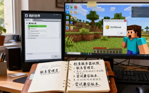 我的世界服务器不让添加mod怎么办，如何解决