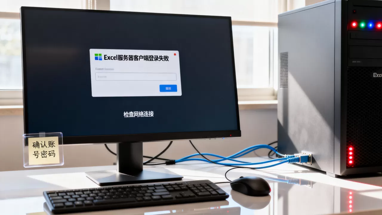 Excel服务器客户端登录不了怎么解决,登录失败原因有哪些 Excel服务器客户端登录不了怎么解决,登录失败原因有哪些