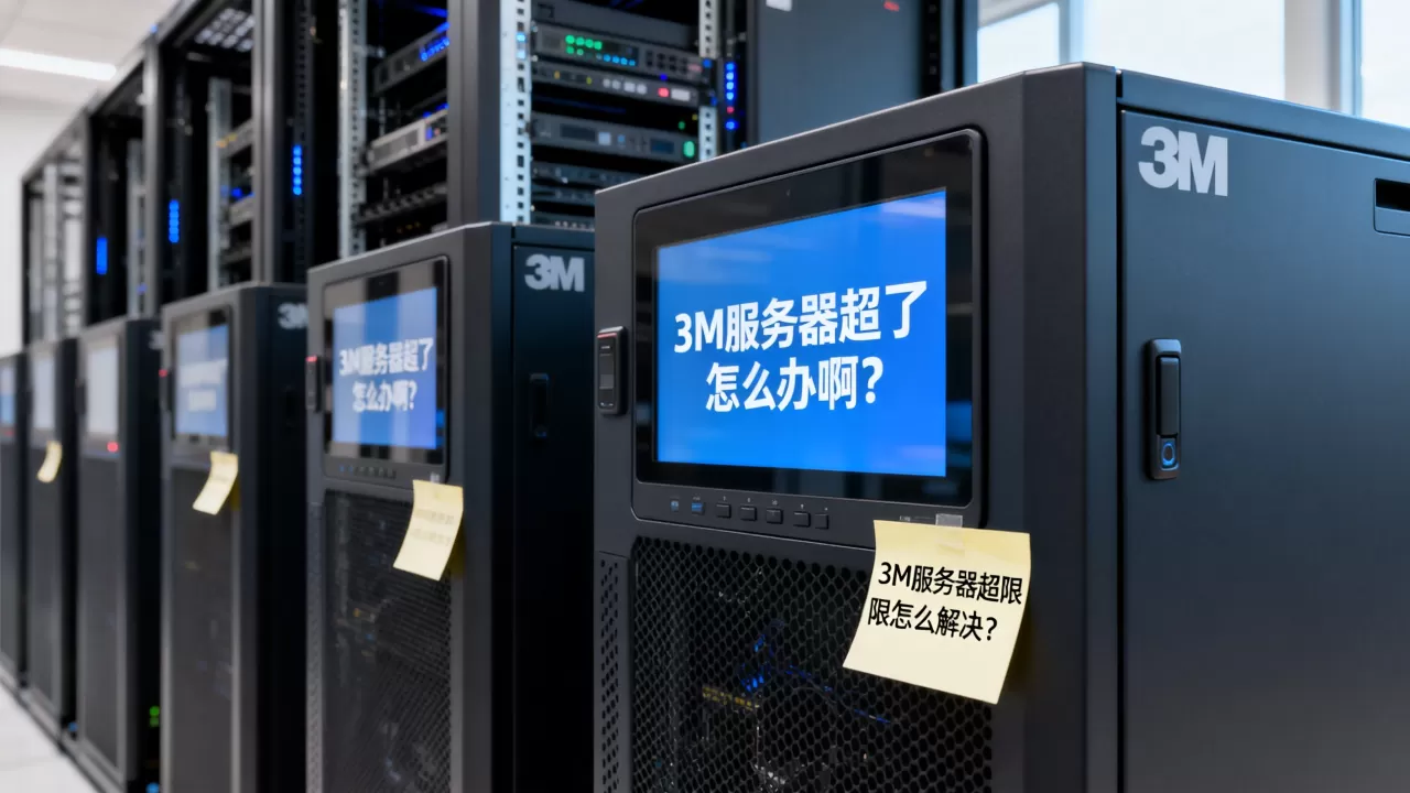 3M服务器超了怎么办啊?,3M服务器超限怎么解决? 3M服务器超了怎么办啊?,3M服务器超限怎么解决?