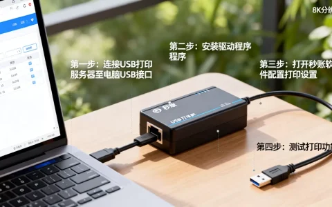 秒账软件怎么安装多功能USB打印服务器，具体步骤有哪些？