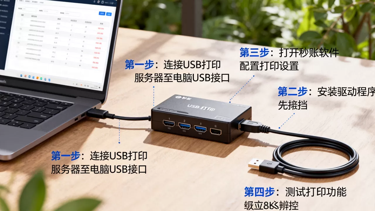 秒账软件怎么安装多功能USB打印服务器,具体步骤有哪些? 秒账软件怎么安装多功能USB打印服务器,具体步骤有哪些?