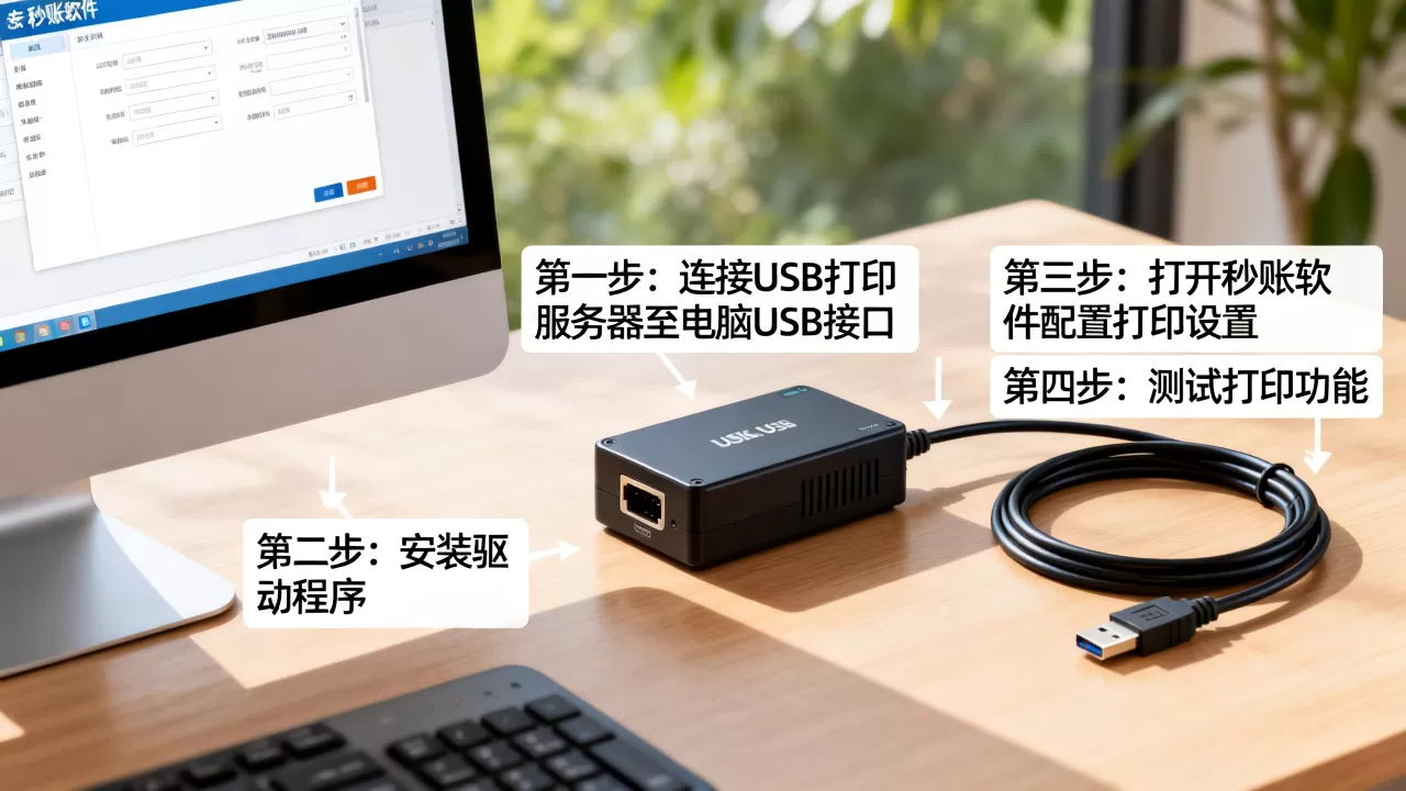 秒账软件怎么安装多功能USB打印服务器,具体步骤有哪些? 秒账软件怎么安装多功能USB打印服务器,具体步骤有哪些?