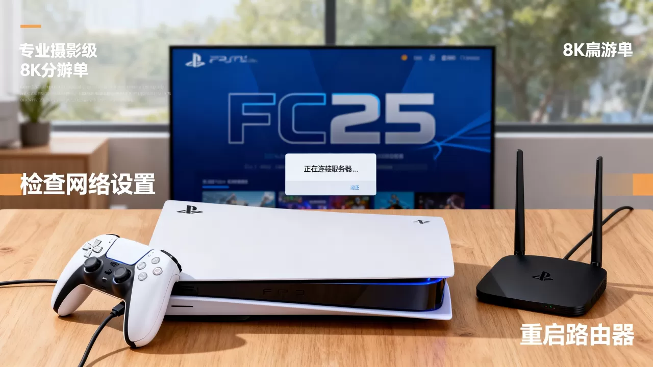 PS5足球FC25怎么连接服务器,连不上怎么办? PS5足球FC25怎么连接服务器,连不上怎么办?