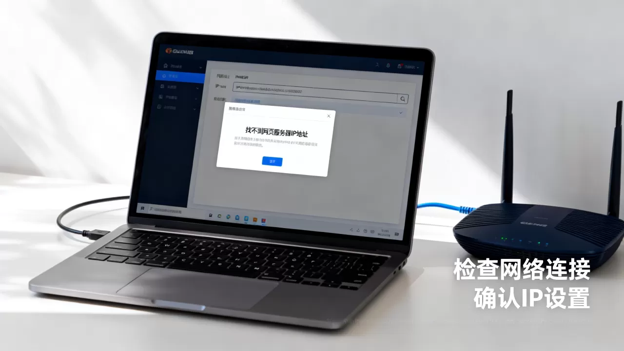 找不到网页服务器IP地址怎么办,是什么原因? 找不到网页服务器IP地址怎么办,是什么原因?