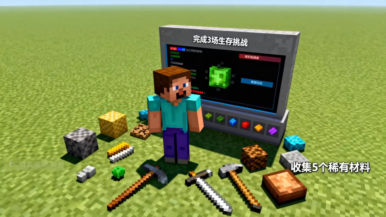 我的世界EC服务器饥饿游戏角色如何解锁,角色解锁条件是什么 我的世界EC服务器饥饿游戏角色如何解锁,角色解锁条件是什么