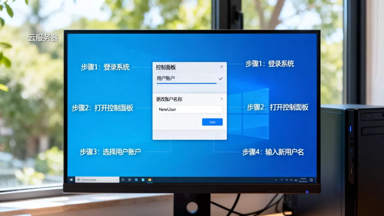 云服务器装Windows怎么改用户名,云服务器用户名怎么改? 云服务器装Windows怎么改用户名,云服务器用户名怎么改?