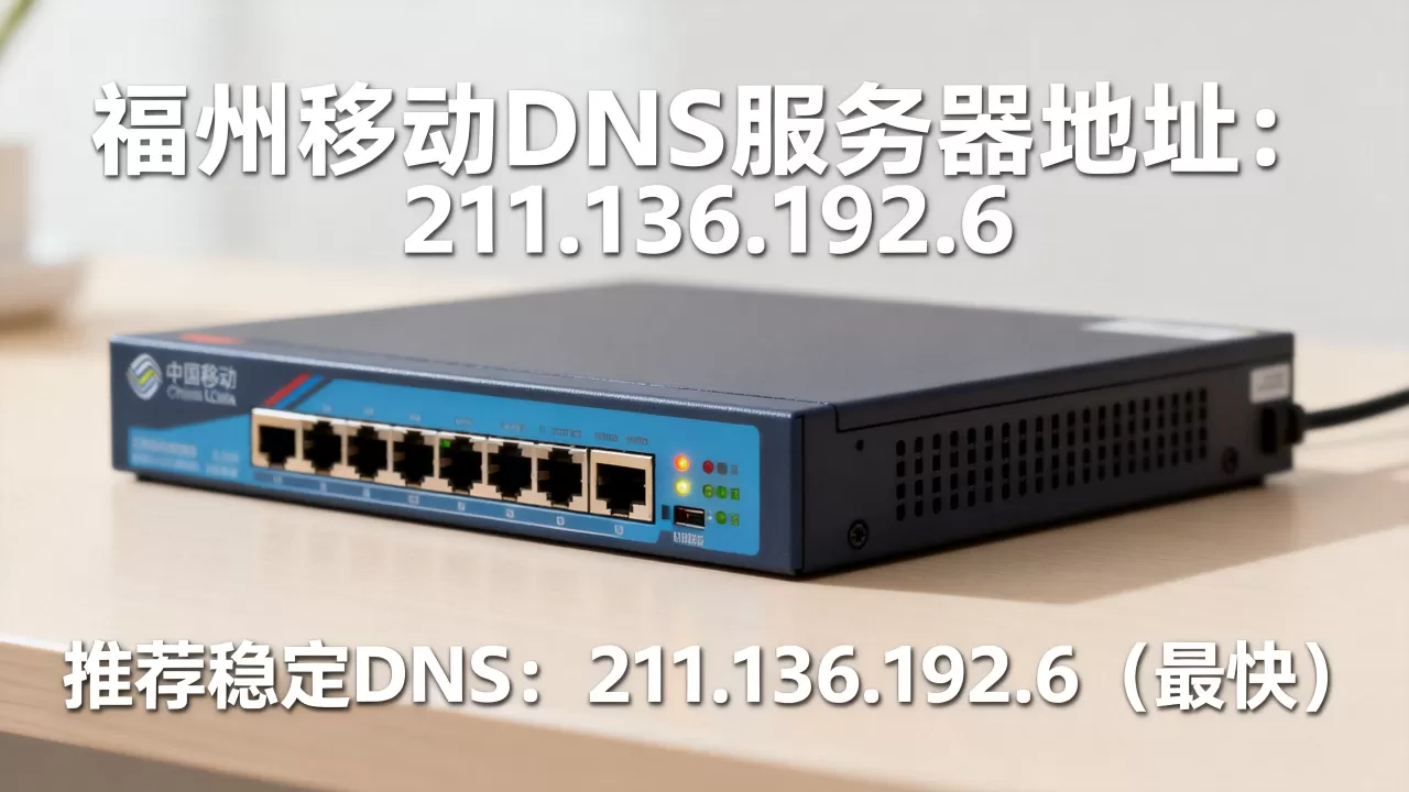 福州移动DNS服务器地址是多少,哪个DNS最快最稳定? 福州移动DNS服务器地址是多少,哪个DNS最快最稳定?