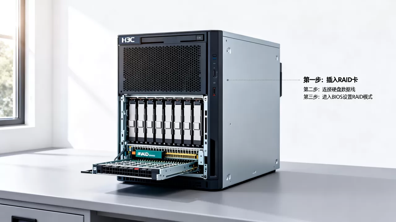 H3C新服务器怎么做RAID,具体步骤是什么? H3C新服务器怎么做RAID,具体步骤是什么?