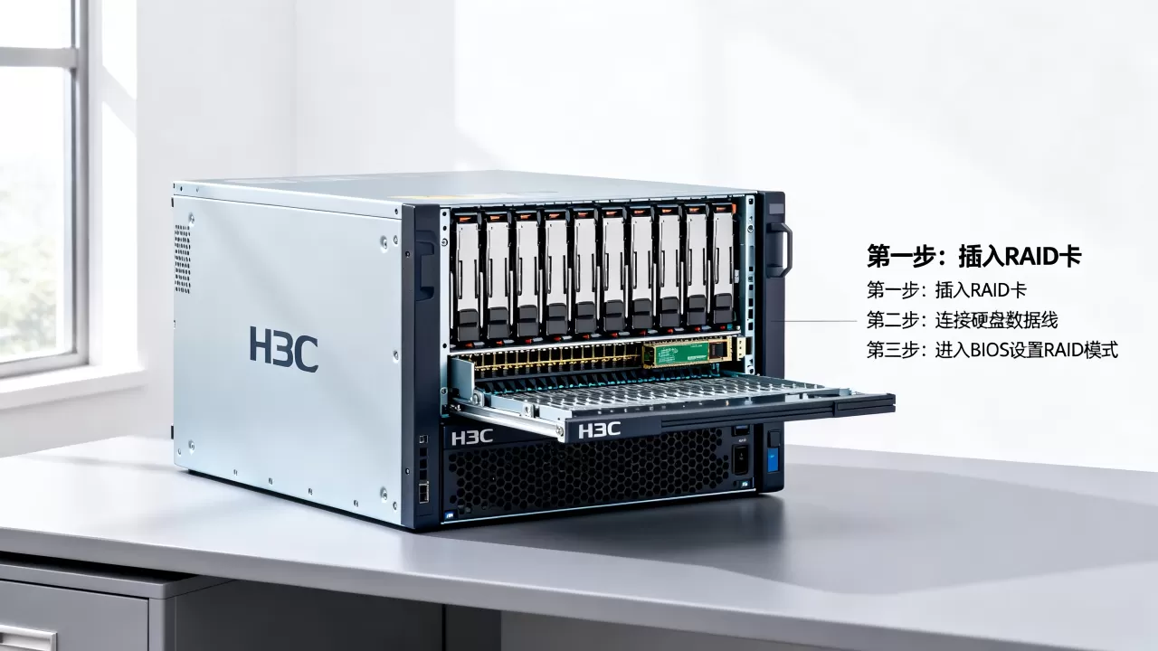 H3C新服务器怎么做RAID,具体步骤是什么? H3C新服务器怎么做RAID,具体步骤是什么?