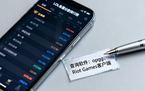 LOL各服分数排行榜怎么查，什么软件能查？