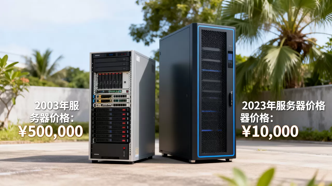 20年前服务器卖多少钱?,现在价格降了多少? 20年前服务器卖多少钱?,现在价格降了多少?