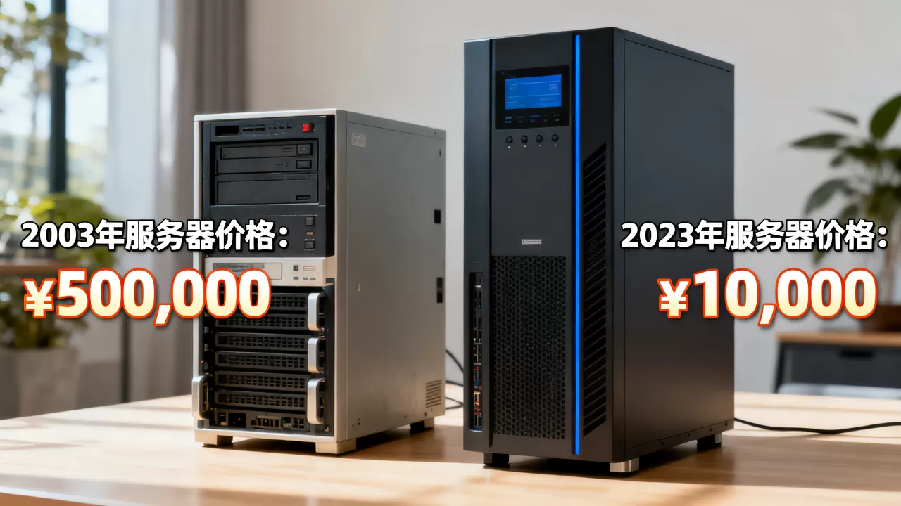 20年前服务器卖多少钱?,现在价格降了多少? 20年前服务器卖多少钱?,现在价格降了多少?