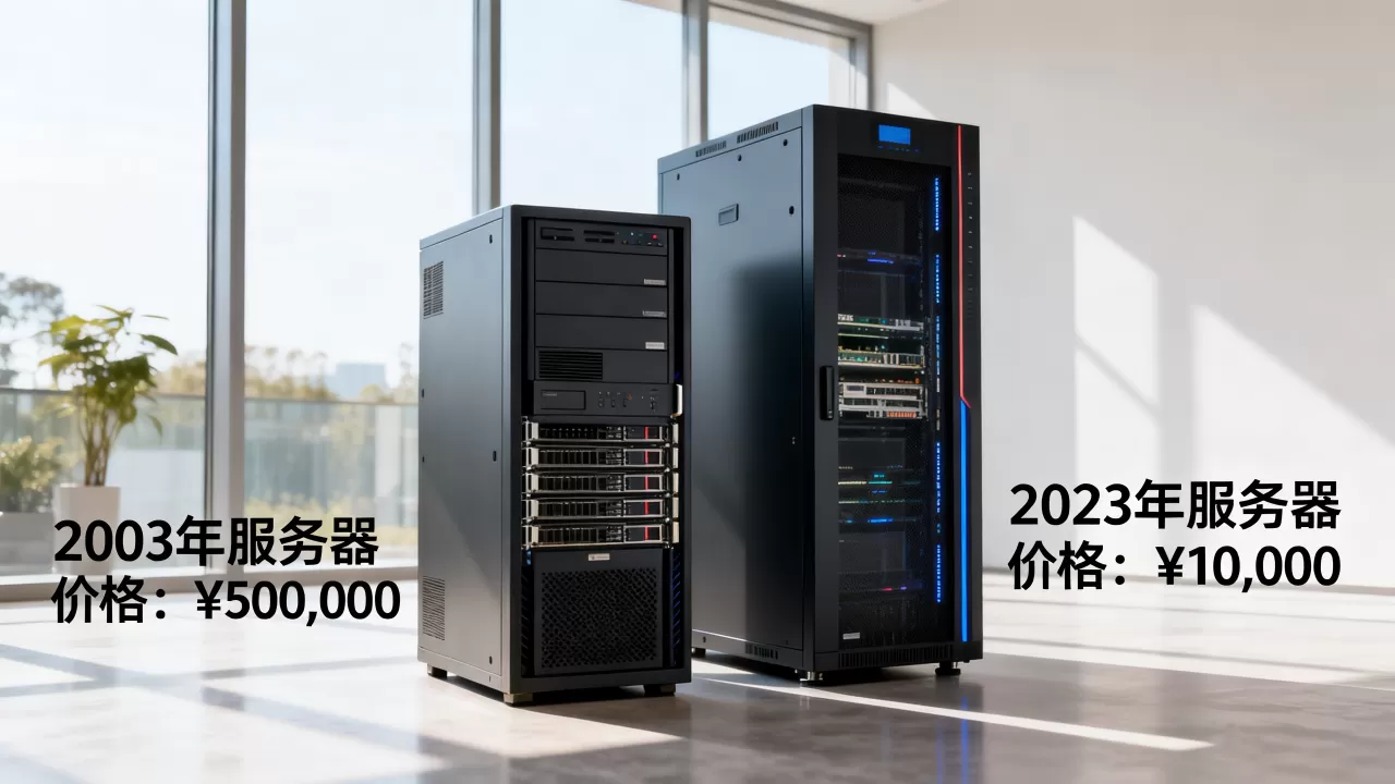 20年前服务器卖多少钱?,现在价格降了多少? 20年前服务器卖多少钱?,现在价格降了多少?