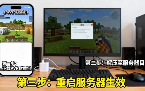 我的世界服务器怎么装PVP材质包，手机版服务器可以装吗？