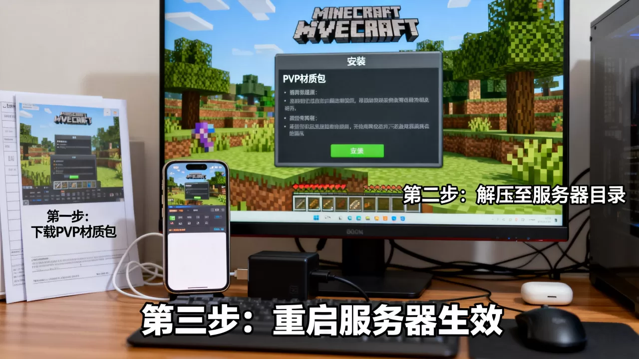 我的世界服务器怎么装PVP材质包,手机版服务器可以装吗? 我的世界服务器怎么装PVP材质包,手机版服务器可以装吗?