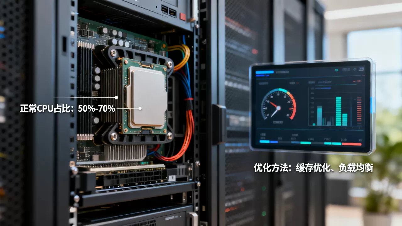 网站服务器CPU占比多少才正常,怎么优化降低负载 网站服务器CPU占比多少才正常,怎么优化降低负载