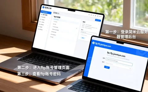 简米云服务器ftp账号密码怎么查看？,登录入口在哪