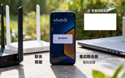 vivox5手机服务器异常怎么解决，什么原因导致的？