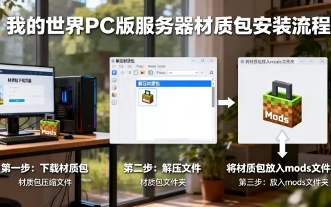 我的世界PC版服务器材质包怎么装，安装步骤是什么？