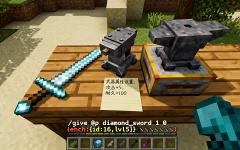 我的世界rpg服务器怎么定制武器？,需要哪些指令？