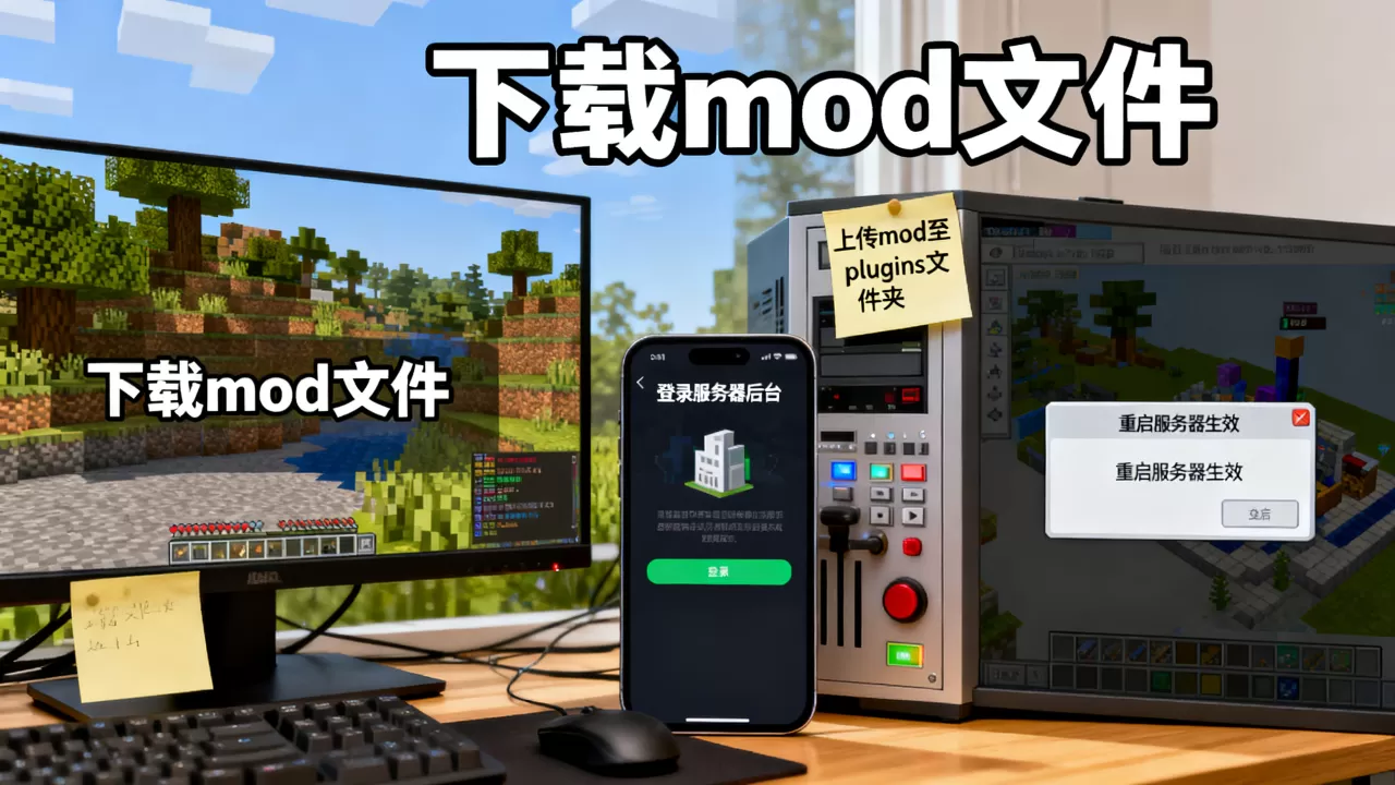 我的世界手游租服务器怎么装mod,具体步骤有哪些 我的世界手游租服务器怎么装mod,具体步骤有哪些