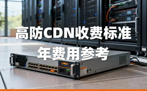 阿里服务器高防cdn怎么收费，一年多少钱？