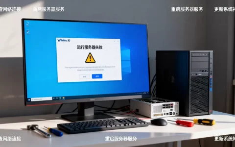 win10系统运行服务器失败怎么处理？，服务器故障原因是什么？