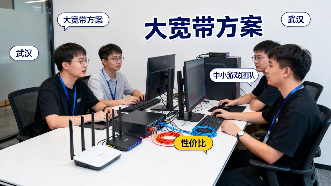 中小游戏团队在武汉怎么选大宽带方案,哪家性价比高? 中小游戏团队在武汉怎么选大宽带方案,哪家性价比高?