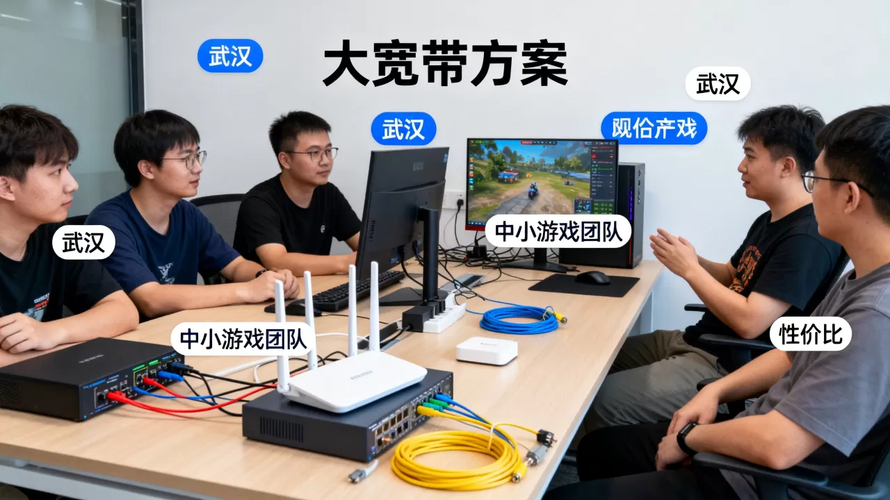 中小游戏团队在武汉怎么选大宽带方案,哪家性价比高? 中小游戏团队在武汉怎么选大宽带方案,哪家性价比高?