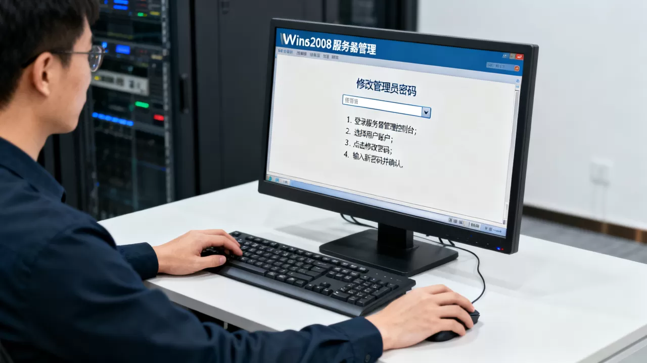 win2008服务器管理员密码怎么修改?,具体步骤是什么? win2008服务器管理员密码怎么修改?,具体步骤是什么?