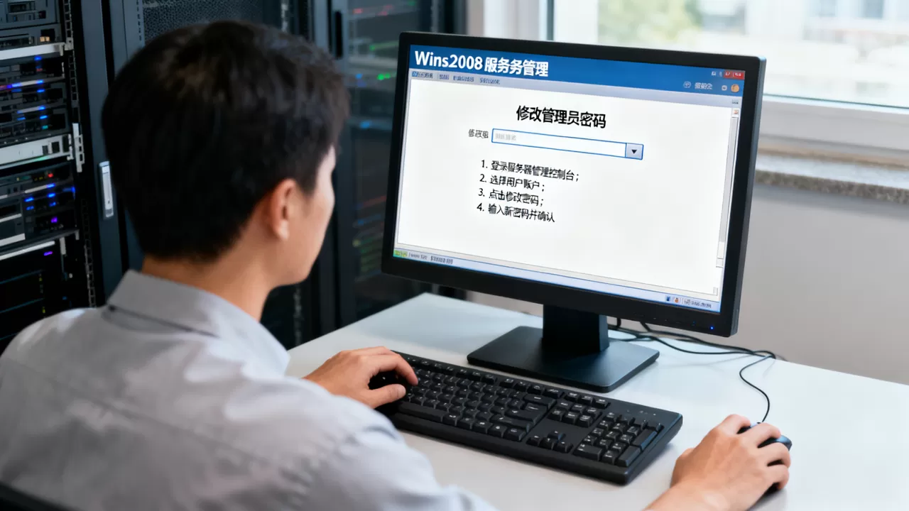 win2008服务器管理员密码怎么修改?,具体步骤是什么? win2008服务器管理员密码怎么修改?,具体步骤是什么?